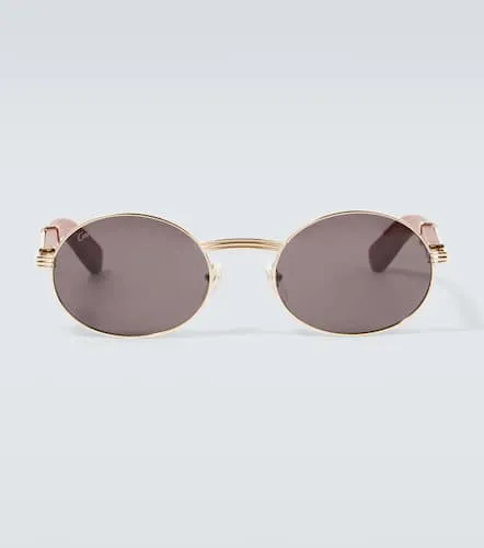 Lunettes de soleil rondes - Cartier Eyewear Collection - Modalova