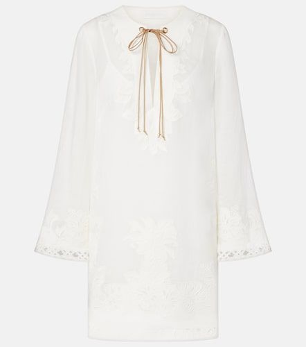 Robe Indra en ramie à broderie - Zimmermann - Modalova