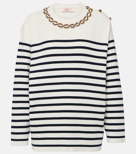 Valentino Pull en coton brodé - Valentino - Modalova