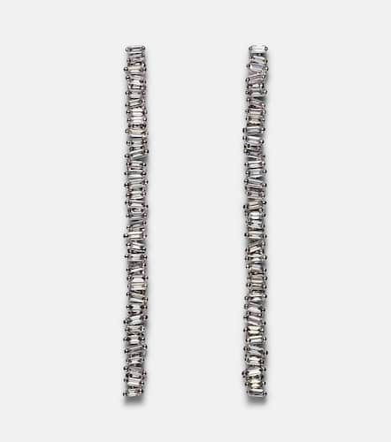 Boucles d'oreilles Savannah Mili en or blanc 18 ct et diamants - Suzanne Kalan - Modalova