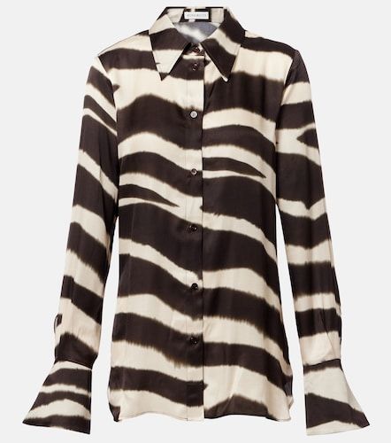 Chemise imprimée en satin - Nina Ricci - Modalova