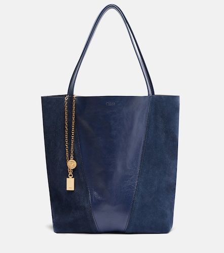 Chloé Cabas Chloé Spin en cuir et daim - Chloe - Modalova