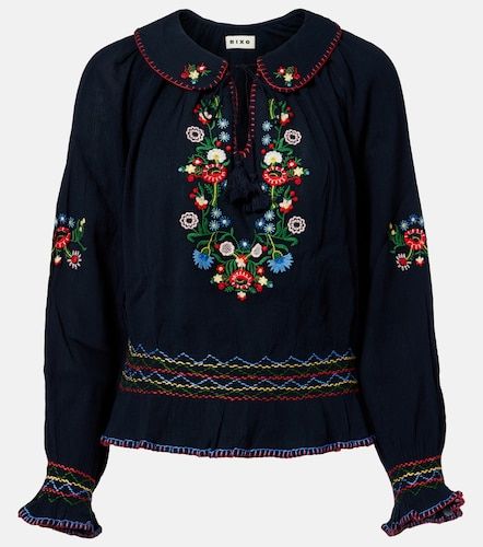 Rixo Top Sofira brodé en coton - Rixo - Modalova