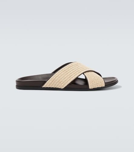 Mules Chiltern en raphia - Manolo Blahnik - Modalova