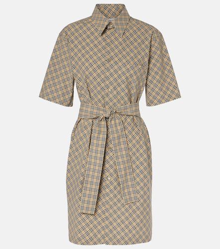 Robe chemise Check en coton - Burberry - Modalova