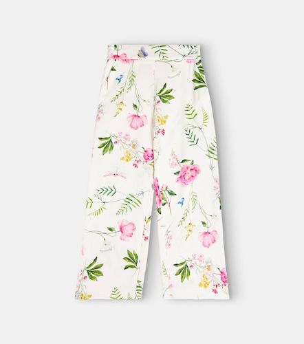 Monnalisa Pantalon ample à fleurs - Monnalisa - Modalova