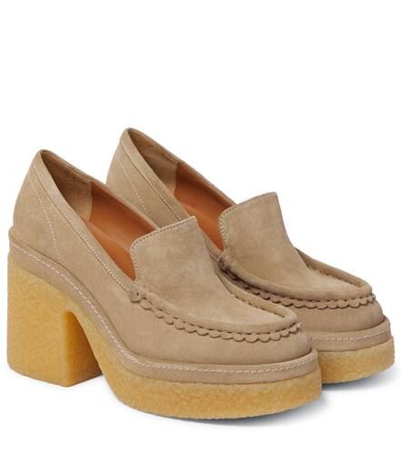 Chloé Mocassins Jamie en daim - Chloé - Modalova