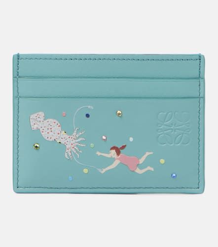 X Suna Fujita – Porte-cartes Deep Sea en cuir - Loewe - Modalova