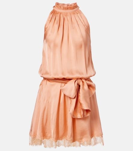 Robe midi Bianca en satin - Poupette St Barth - Modalova