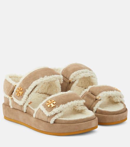 Sandales Kira en daim et fourrure synthétique - Tory Burch - Modalova