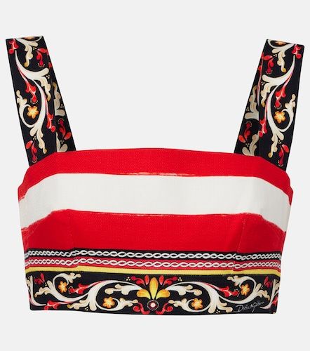 Brassière Taormina en coton mélangé - Dolce&Gabbana - Modalova