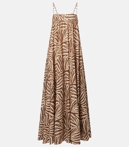 Robe longue Wanderlust imprimée en coton - Zimmermann - Modalova