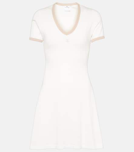 Courrèges Robe en coton à logo - Courreges - Modalova