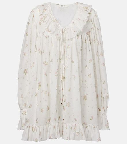 Chloé Robe imprimée en coton - Chloe - Modalova