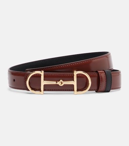 Ceinture réversible Horsebit en cuir - Gucci - Modalova