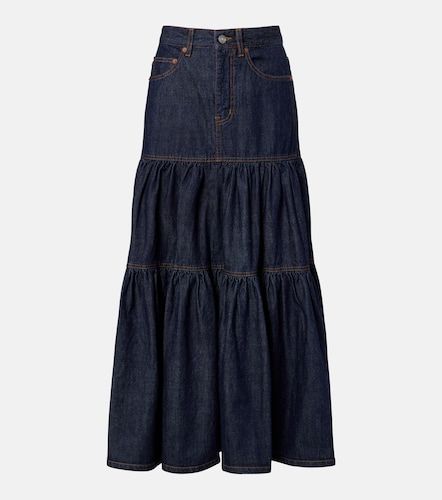 Saint Laurent Jupe longue en denim - Saint Laurent - Modalova