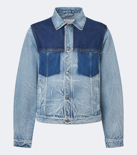 Veste en denim patchwork - Maison Margiela - Modalova