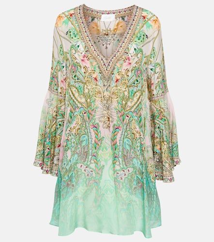 Camilla Robe en soie à ornements - Camilla - Modalova