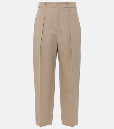 Pantalon droit en laine mélangée - Brunello Cucinelli - Modalova