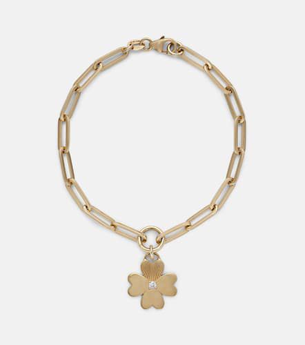 Bracelet Four Heart Clover en or 18 ct et diamants - FoundRae - Modalova