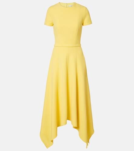 Robe midi Akimi asymtrique en crpe - Safiyaa - Modalova