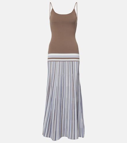 Robe longue Citara en coton mélangé à rayures - Faithfull - Modalova