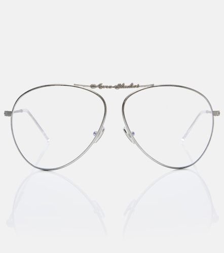 Lunettes aviateur à logo - Acne Studios - Modalova