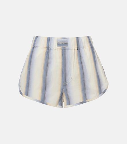 Short Melinea en coton rayé - Isabel Marant - Modalova
