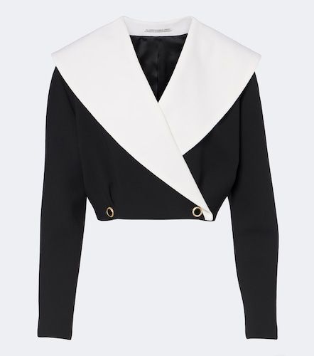 Veste en crêpe de laine mélangée - Alessandra Rich - Modalova
