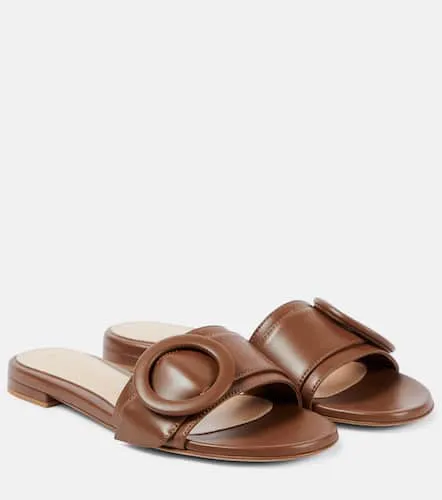 Mules en cuir à ornements - Gianvito Rossi - Modalova