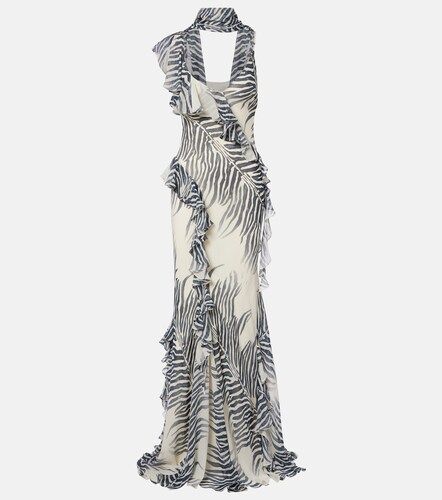 Robe longue Mayara en georgette - De La Vali - Modalova
