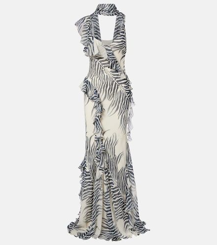 Robe longue Mayara en georgette - De La Vali - Modalova