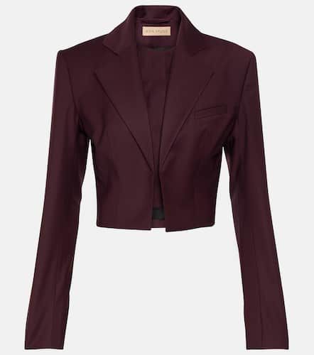 Blazer raccourci Sylva en laine - Aya Muse - Modalova