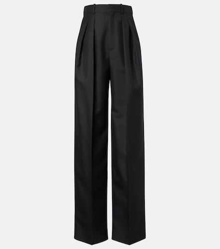 Pantalon ample en laine et mohair - Saint Laurent - Modalova