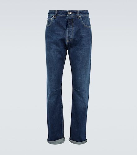 Jean droit à taille mi-haute - Brunello Cucinelli - Modalova