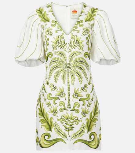 Robe Milani Off-White imprimée en lin - Farm Rio - Modalova