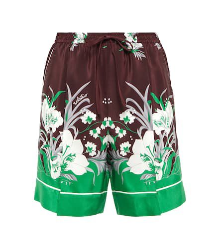 Valentino Short en soie à fleurs - Valentino - Modalova