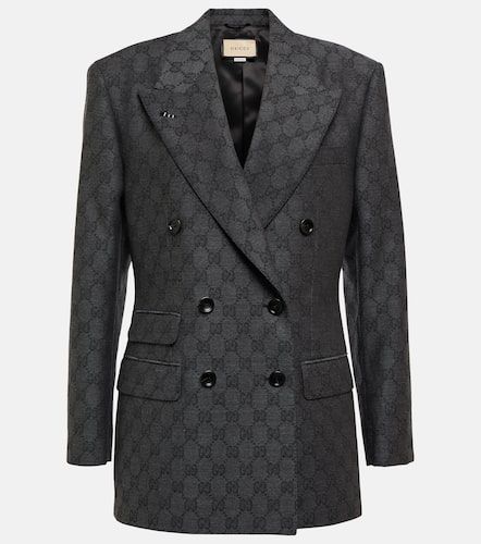 Gucci Blazer GG en laine - Gucci - Modalova