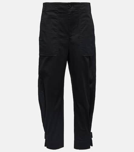 Pantalon tapered White Label à taille haute en coton mélangé - Proenza Schouler - Modalova