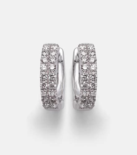 Boucles d'oreilles en or blanc 14 ct et diamants - Stone and Strand - Modalova