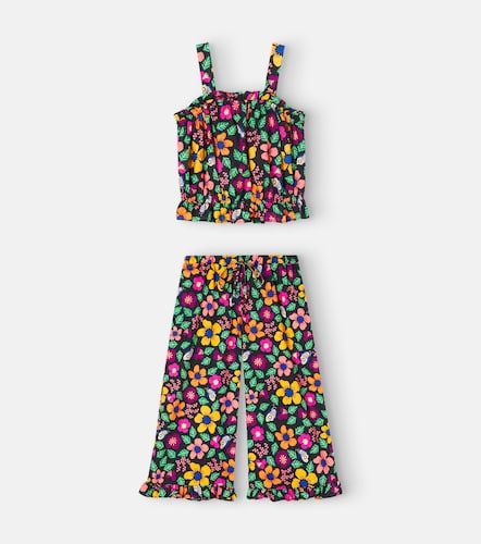 Fábula Ensemble top et pantalon Frescor en coton à fleurs - Fabula - Modalova