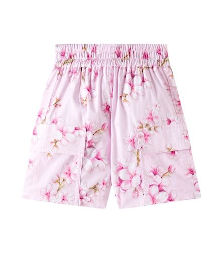 Monnalisa Short en coton à fleurs - Monnalisa - Modalova