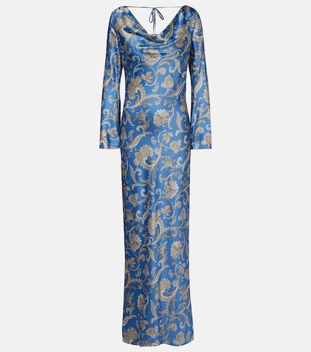Robe longue Ember en soie mélangée - Veronica Beard - Modalova