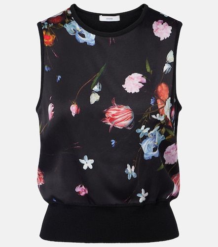 Erdem Top en laine à fleurs - Erdem - Modalova