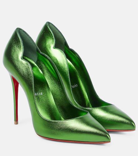 Escarpins Hot Chick 100 en cuir métallisé - Christian Louboutin - Modalova