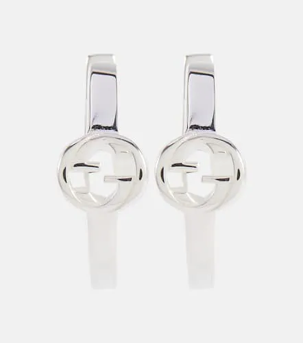 Boucles d’oreilles Interlocking G en argent sterling - Gucci - Modalova