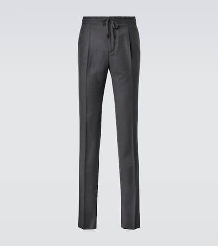 Incotex Pantalon tapered en laine - Incotex - Modalova