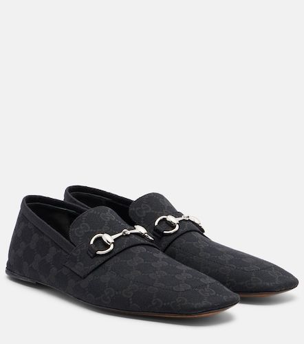 Mocassins Horsebit en toile GG - Gucci - Modalova