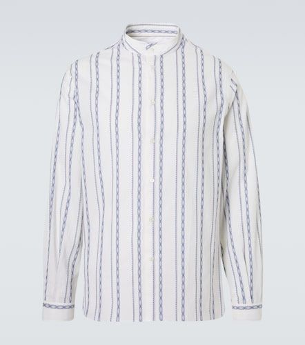 Chemise brodée en coton - Brunello Cucinelli - Modalova
