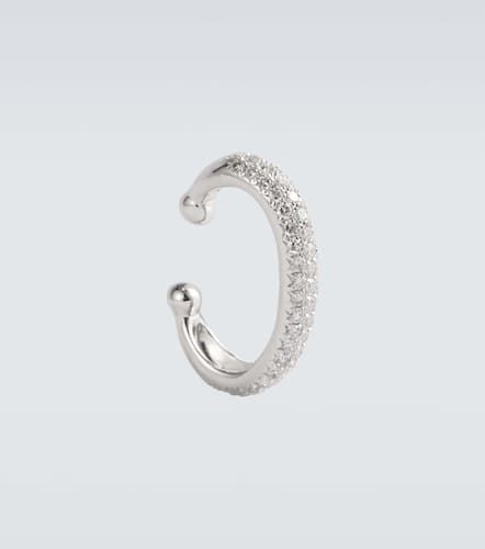 Boucle d’oreille unique Jumbo en or blanc et diamants - Shay Jewelry - Modalova